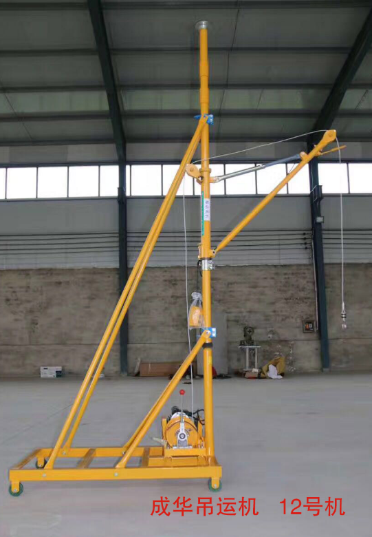 蓋房裝修使用建筑小吊機(jī)，方便又快捷